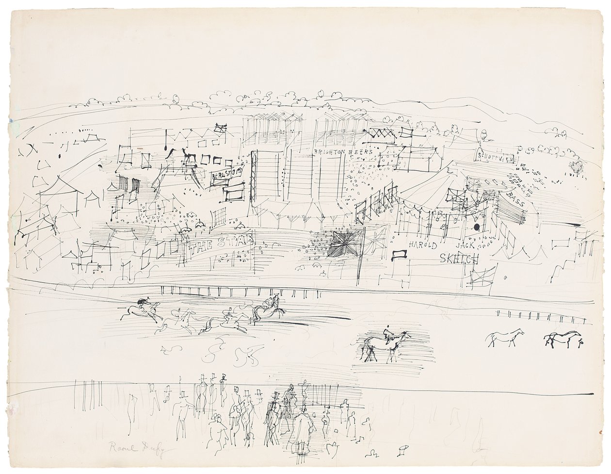 Hipódromo de Epsom de Raoul Dufy
