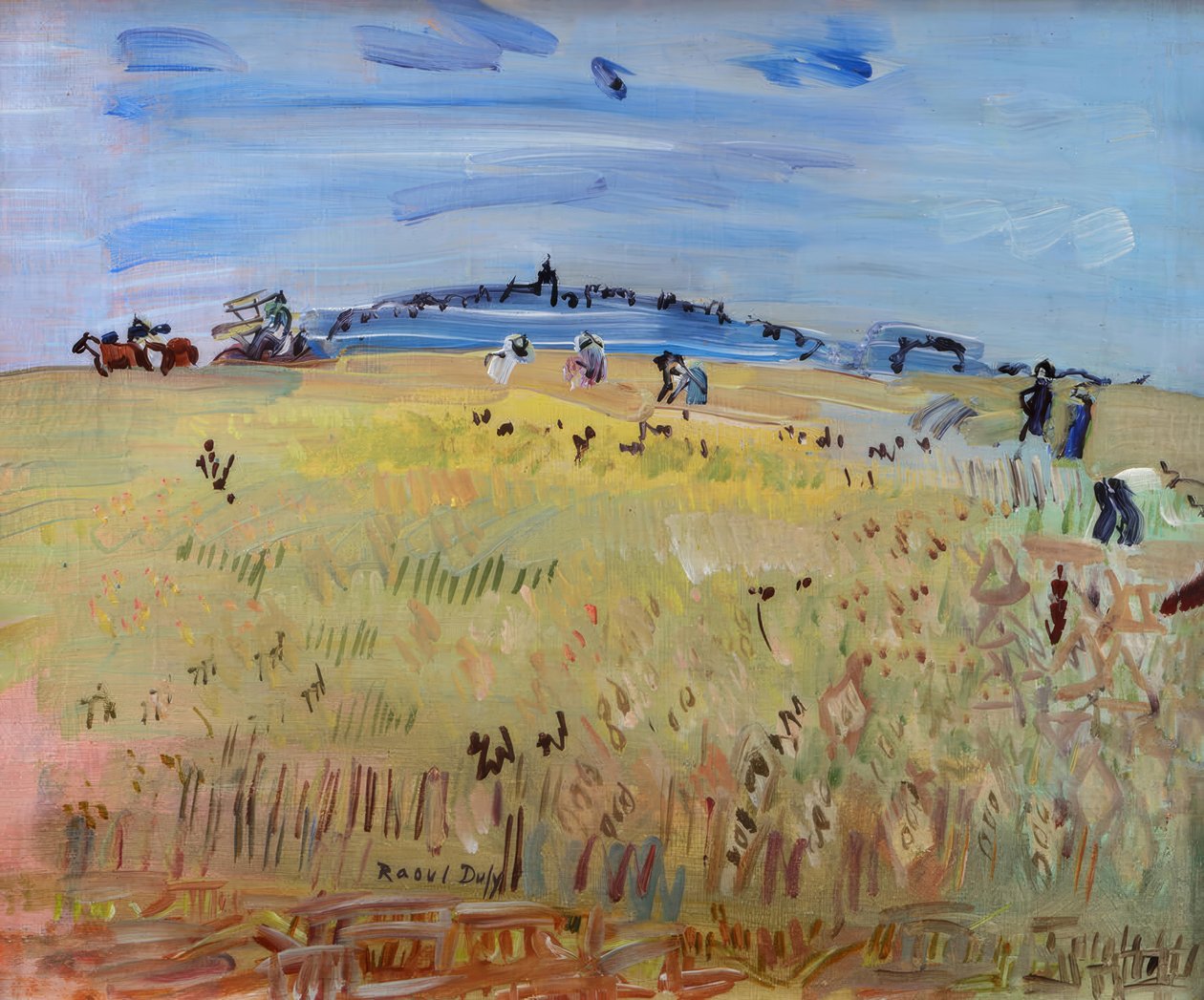 Colheita em Langres de Raoul Dufy