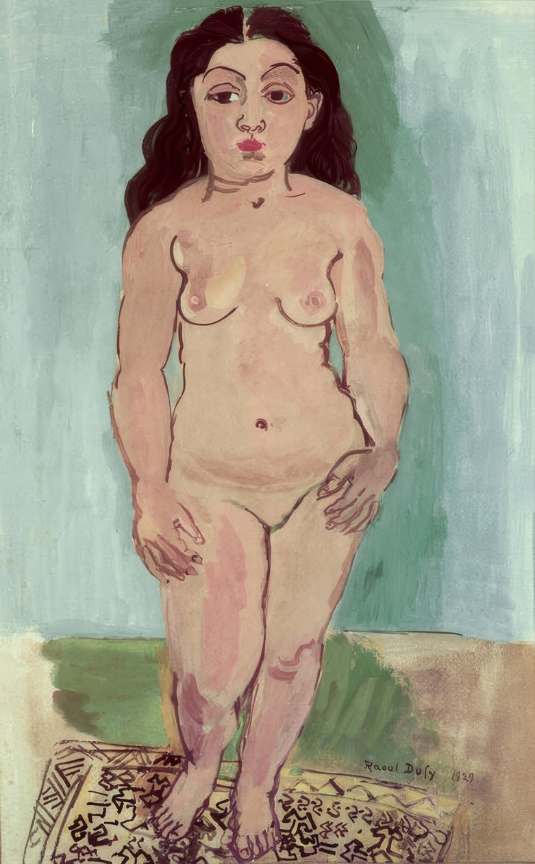 Mulher nua de Raoul Dufy