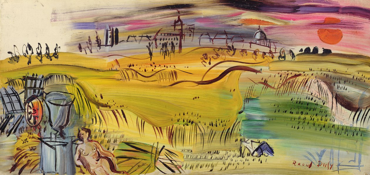 Colheita em Langres de Raoul Dufy