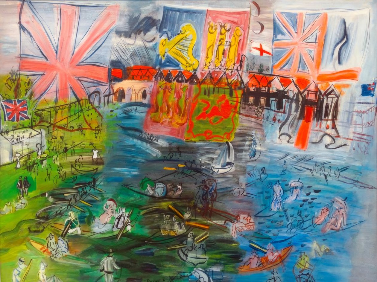 Henley, regata de bandeira de Raoul Dufy