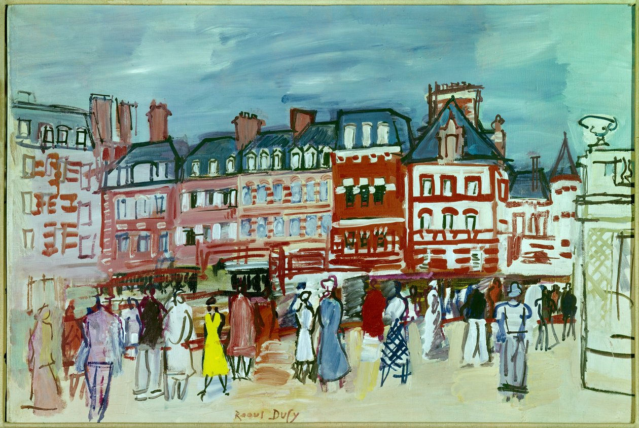 Moradias em Trouville de Raoul Dufy