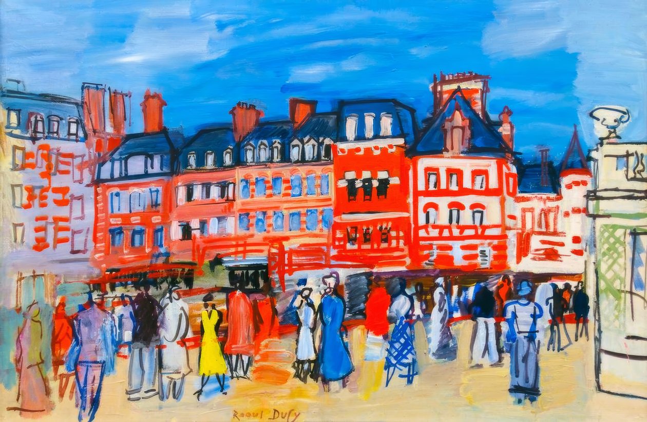 Moradias em Trouville de Raoul Dufy