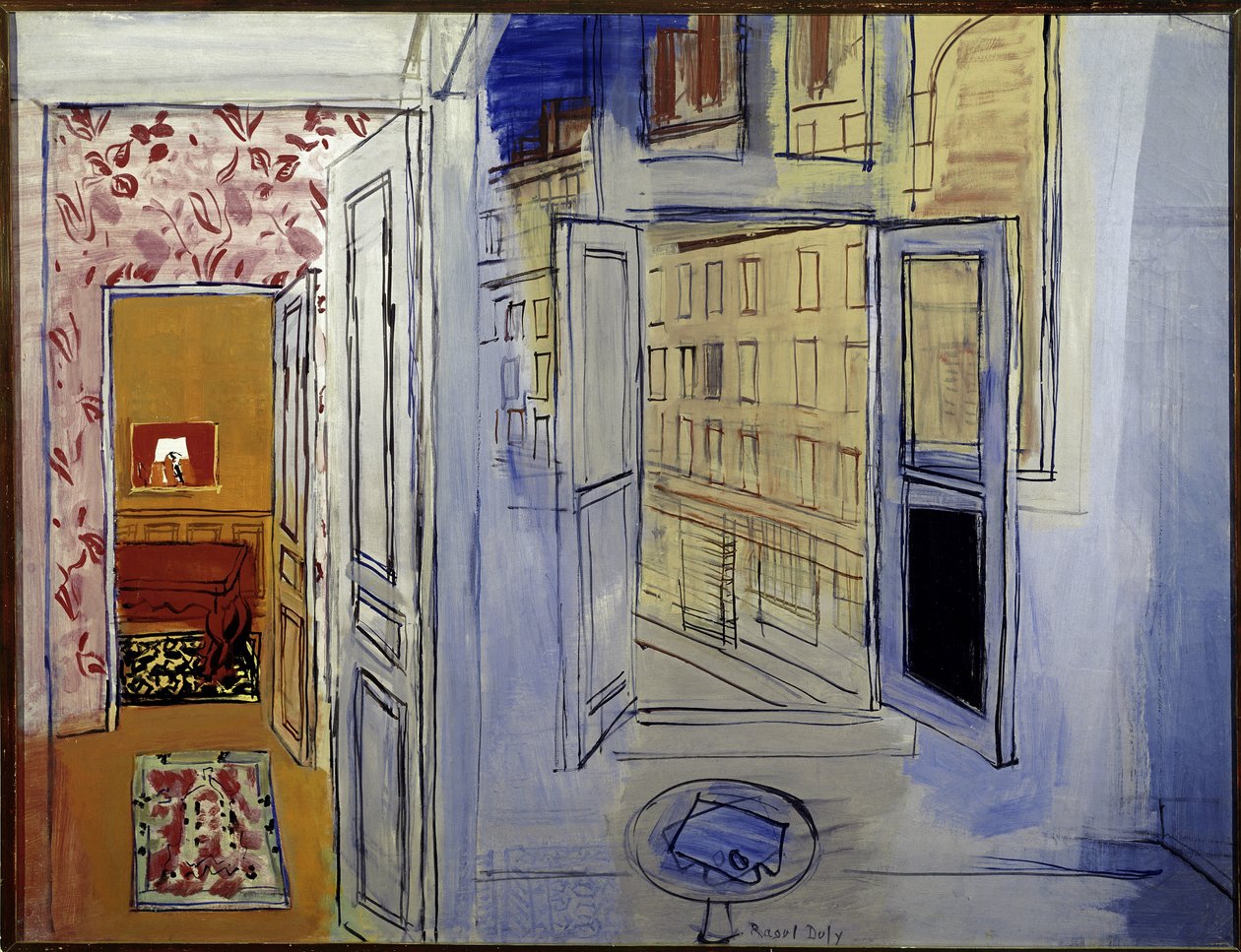 Oficina Impasse Guelma (óleo sobre tela) de Raoul Dufy