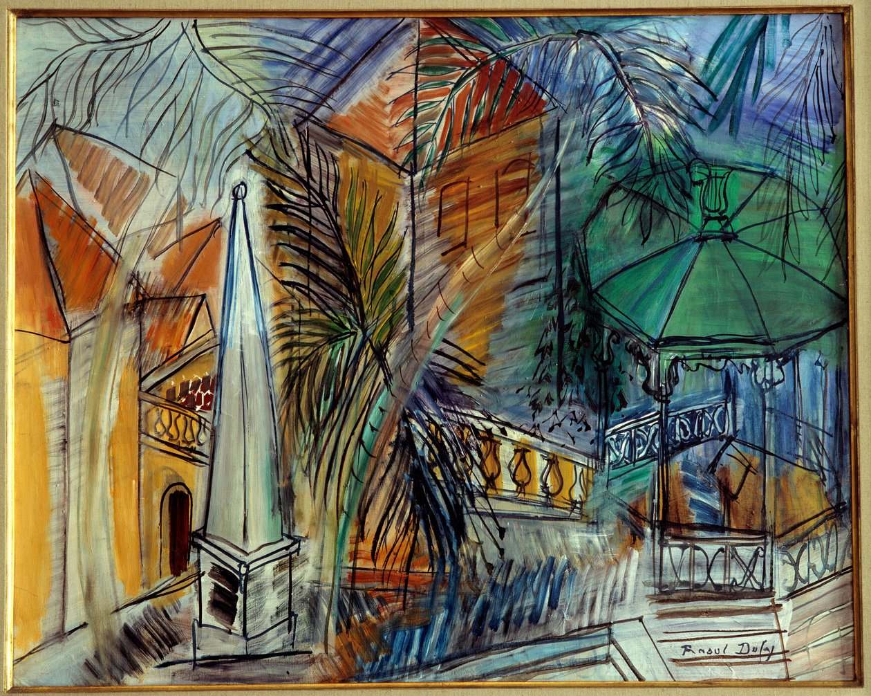 Jardim público em Hyeres de Raoul Dufy