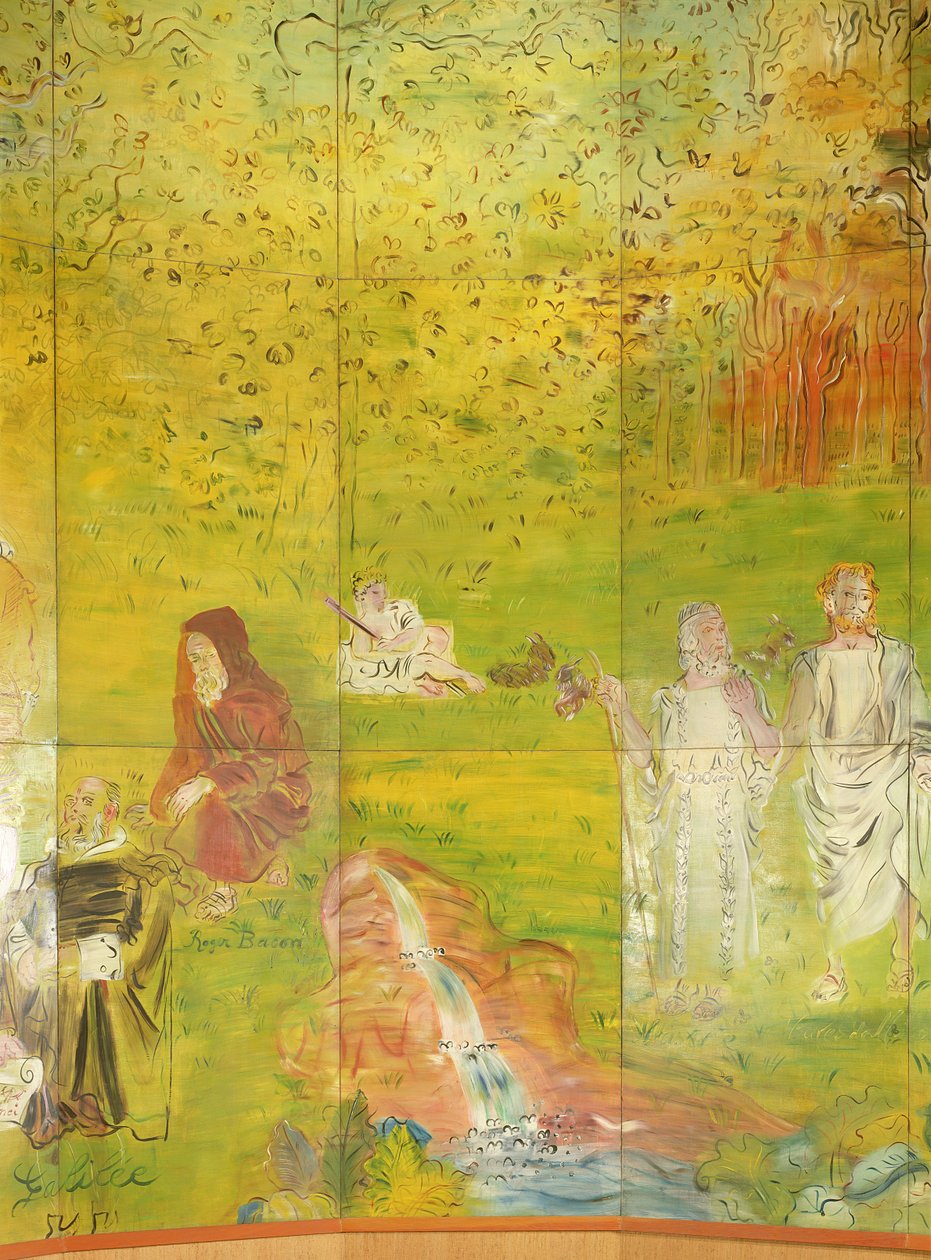 La Fee Electricite, pormenor do lado direito de Raoul Dufy