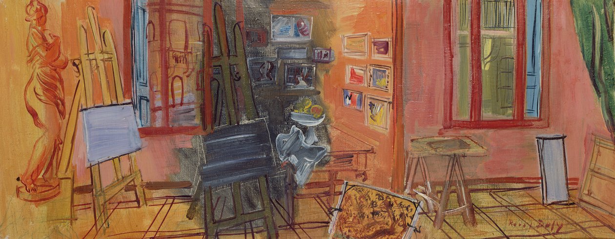 La Frileuse, Estúdio em Perpignan de Raoul Dufy