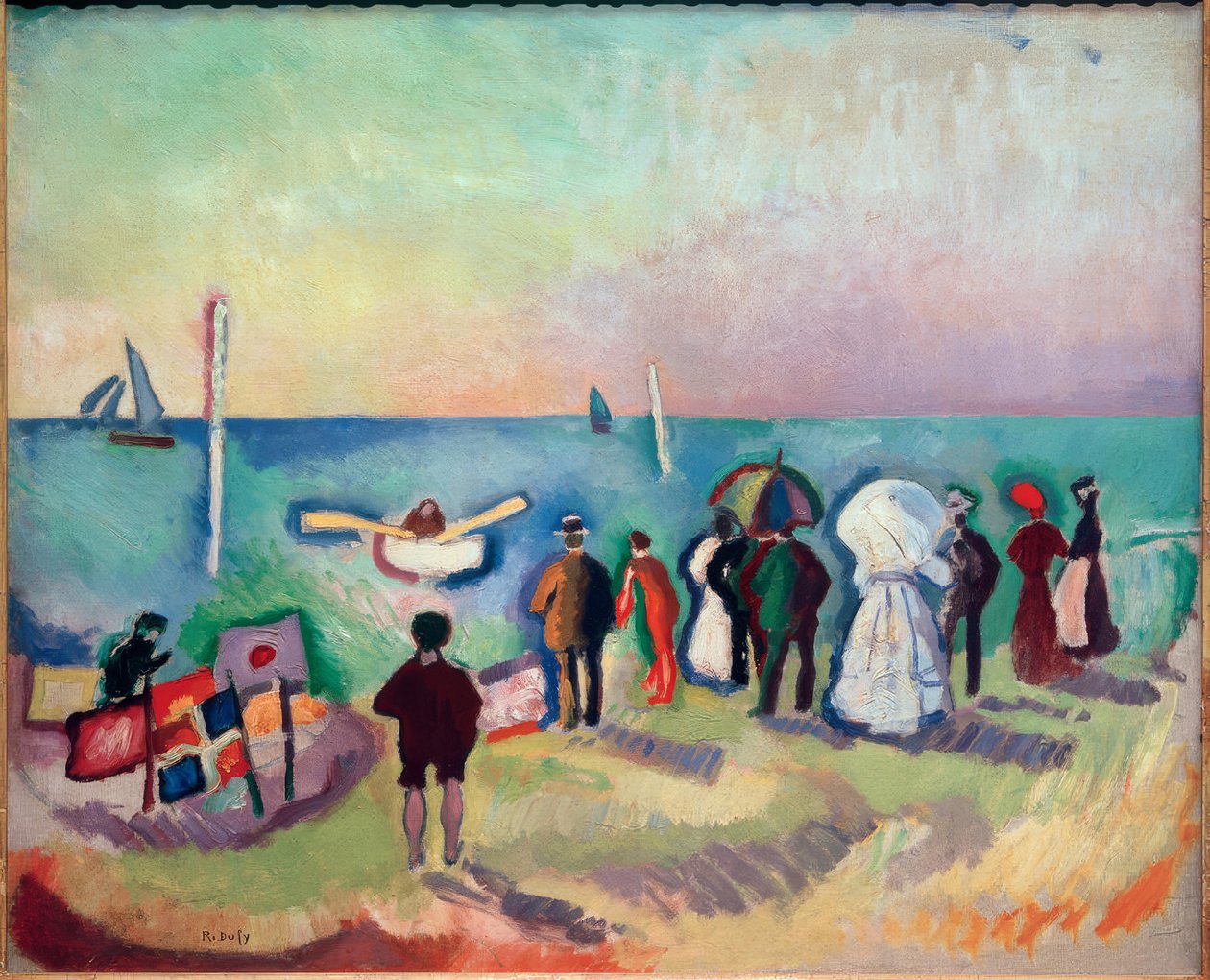 Praia de Sainte-Adresse de Raoul Dufy
