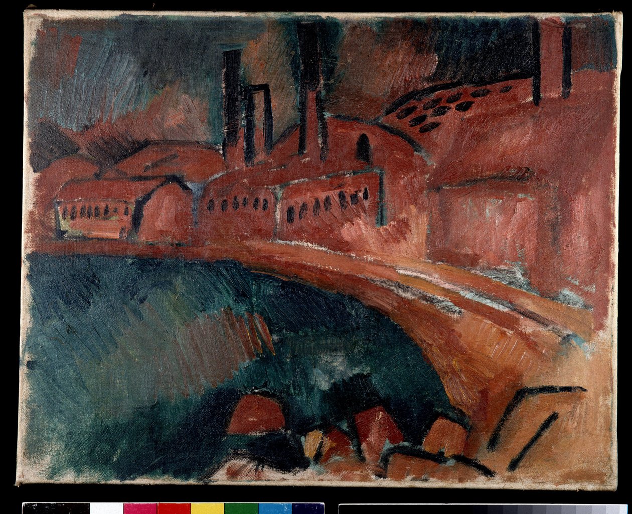 La Tuilerie saint Henri ou a fábrica Paisagem industrial de Raoul Dufy