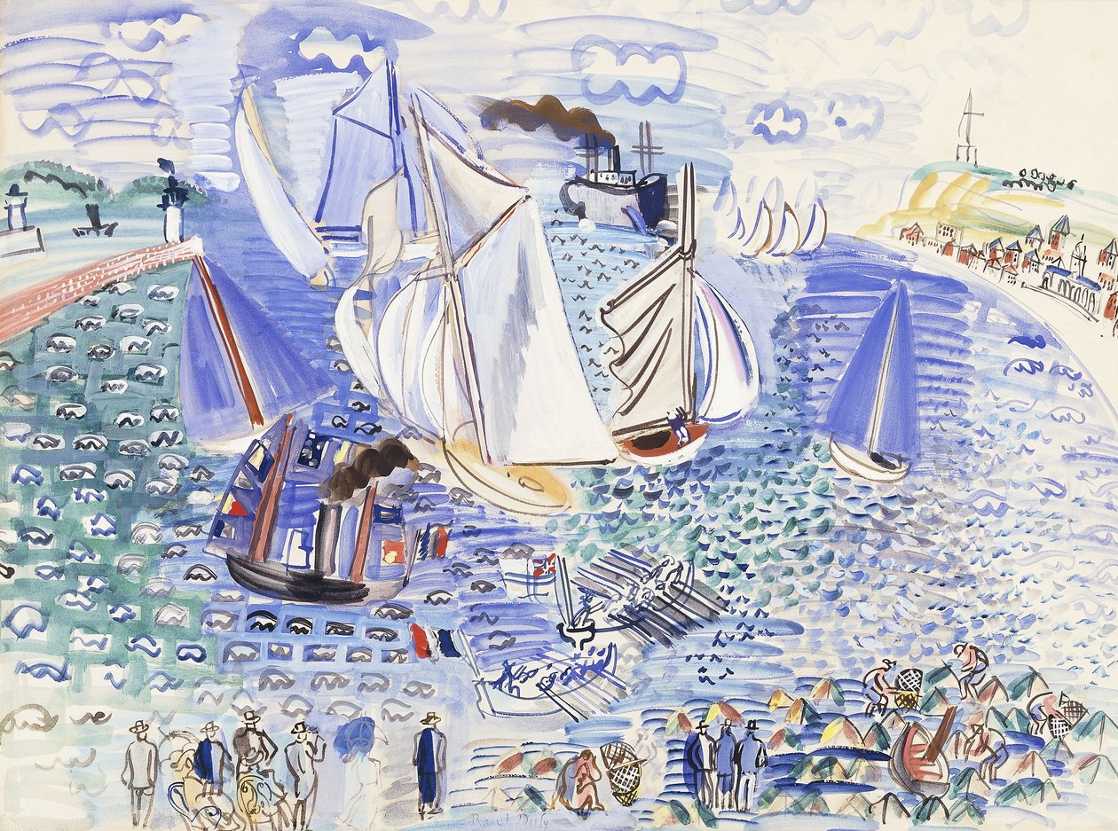 A visita da esquadra inglesa ao Havre de Raoul Dufy