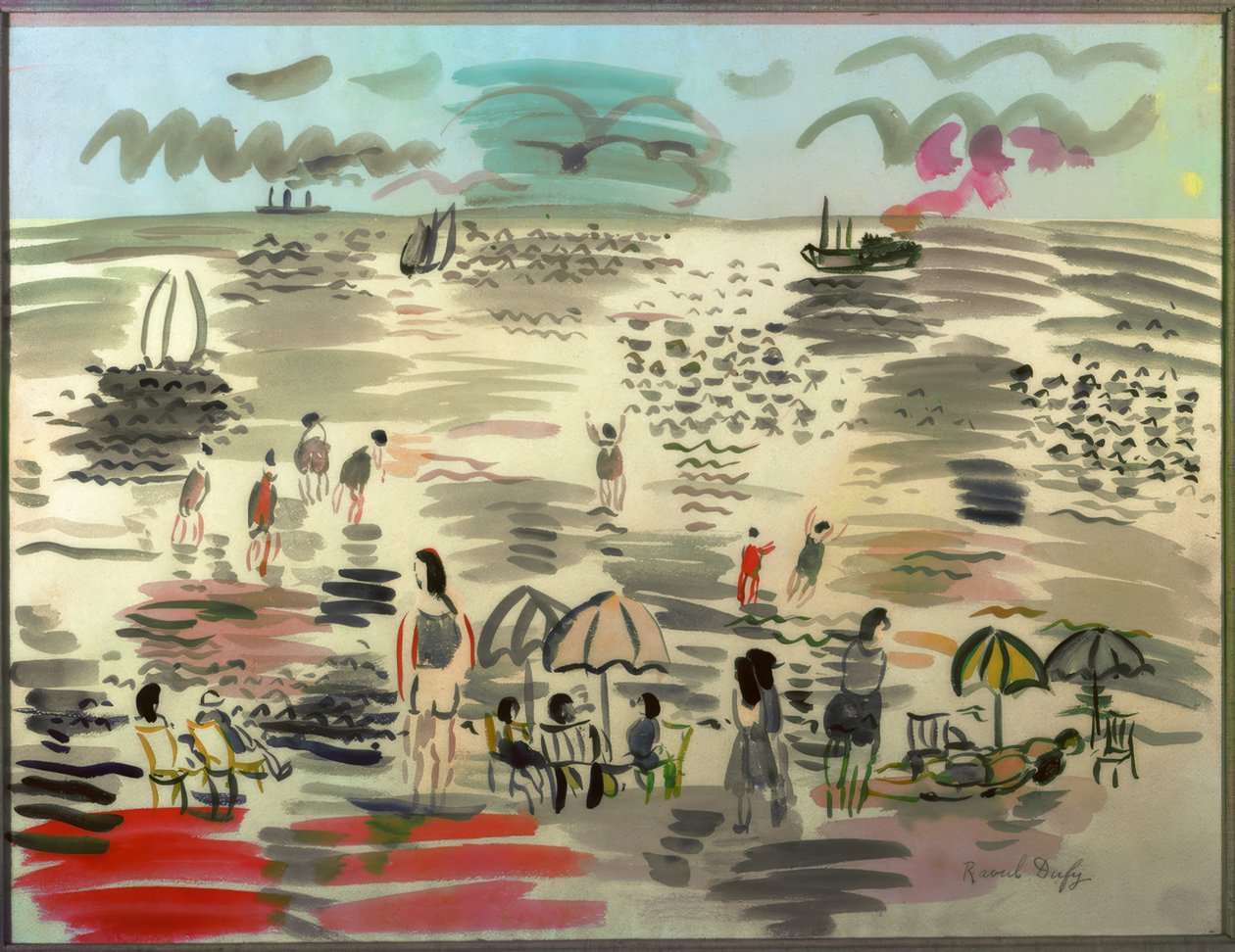 A praia de Raoul Dufy
