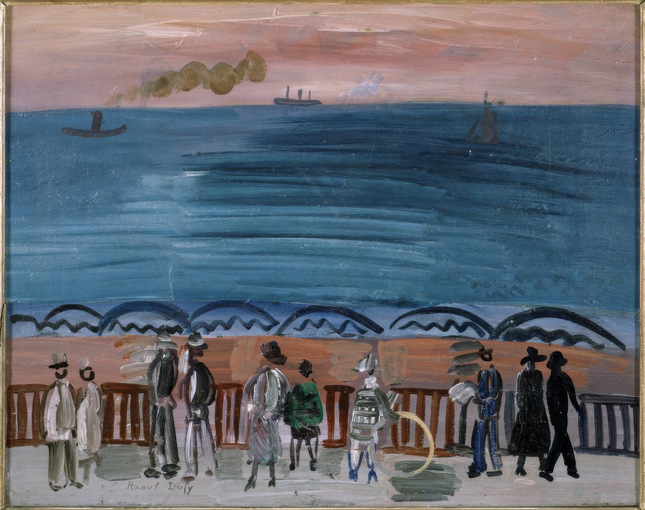 "A praia de Sainte-Adresse de Raoul Dufy