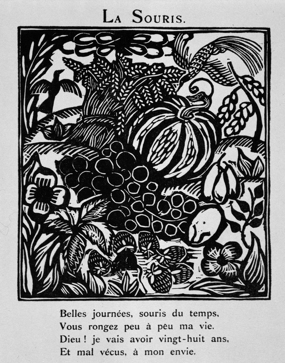 O rato - em "Le Bestiaire ou cortège d