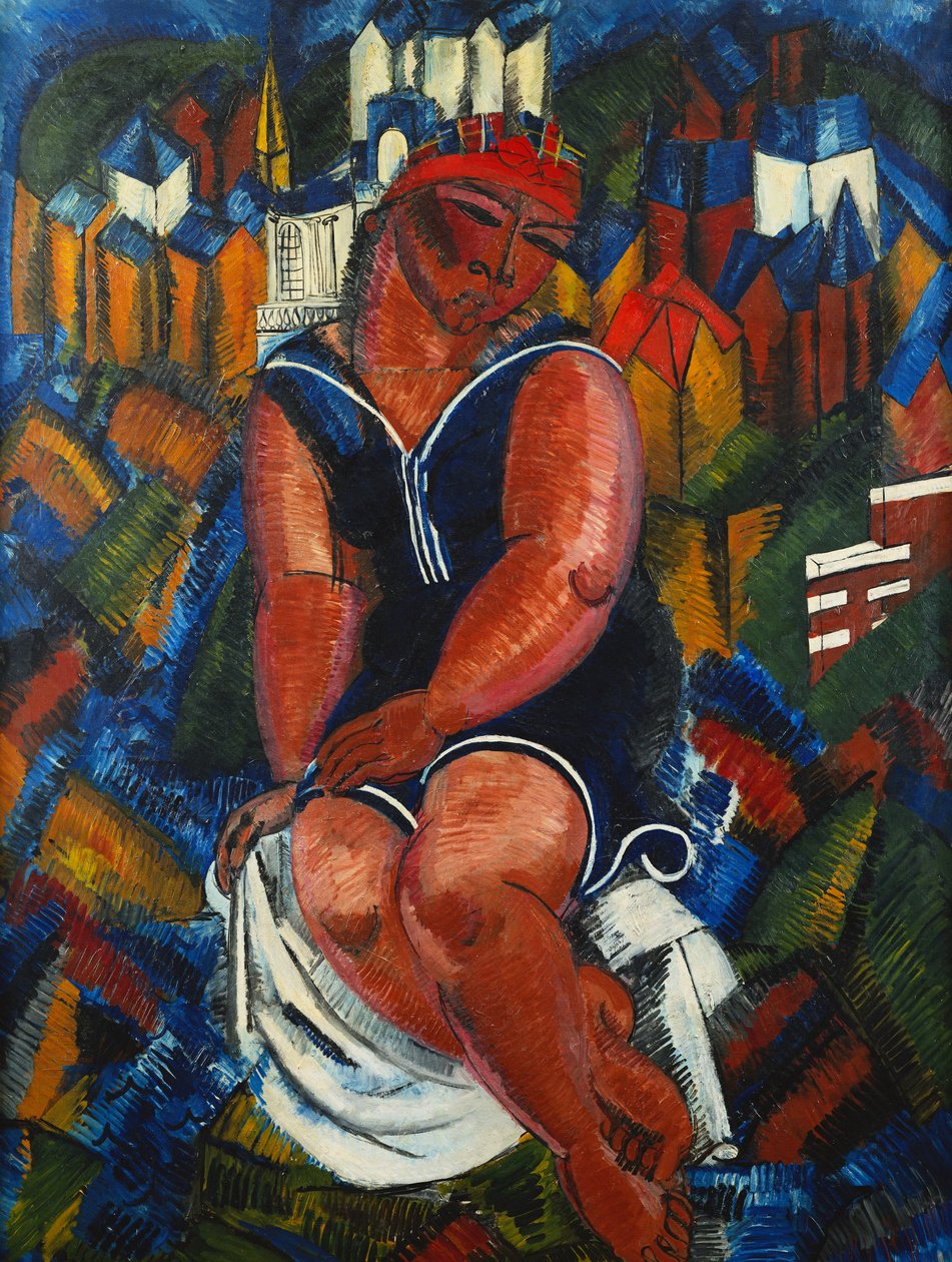 Mulher Grande Banhista; Le Grande Baigneuse de Raoul Dufy