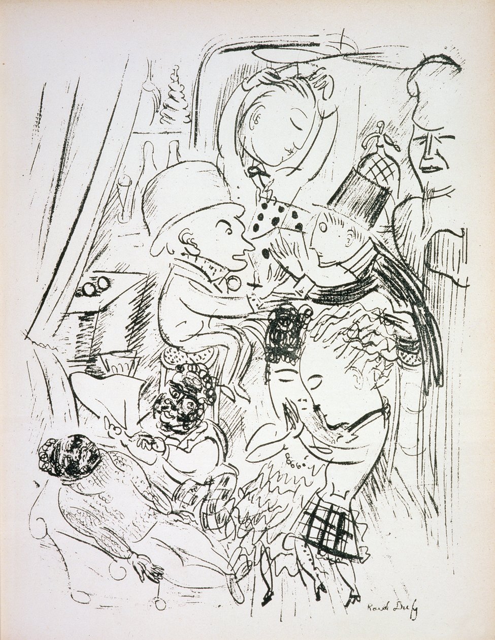 Le Boeuf sur le Toit ou O bar que não faz nada, Darius Milhaud Instrumental Music de Raoul Dufy