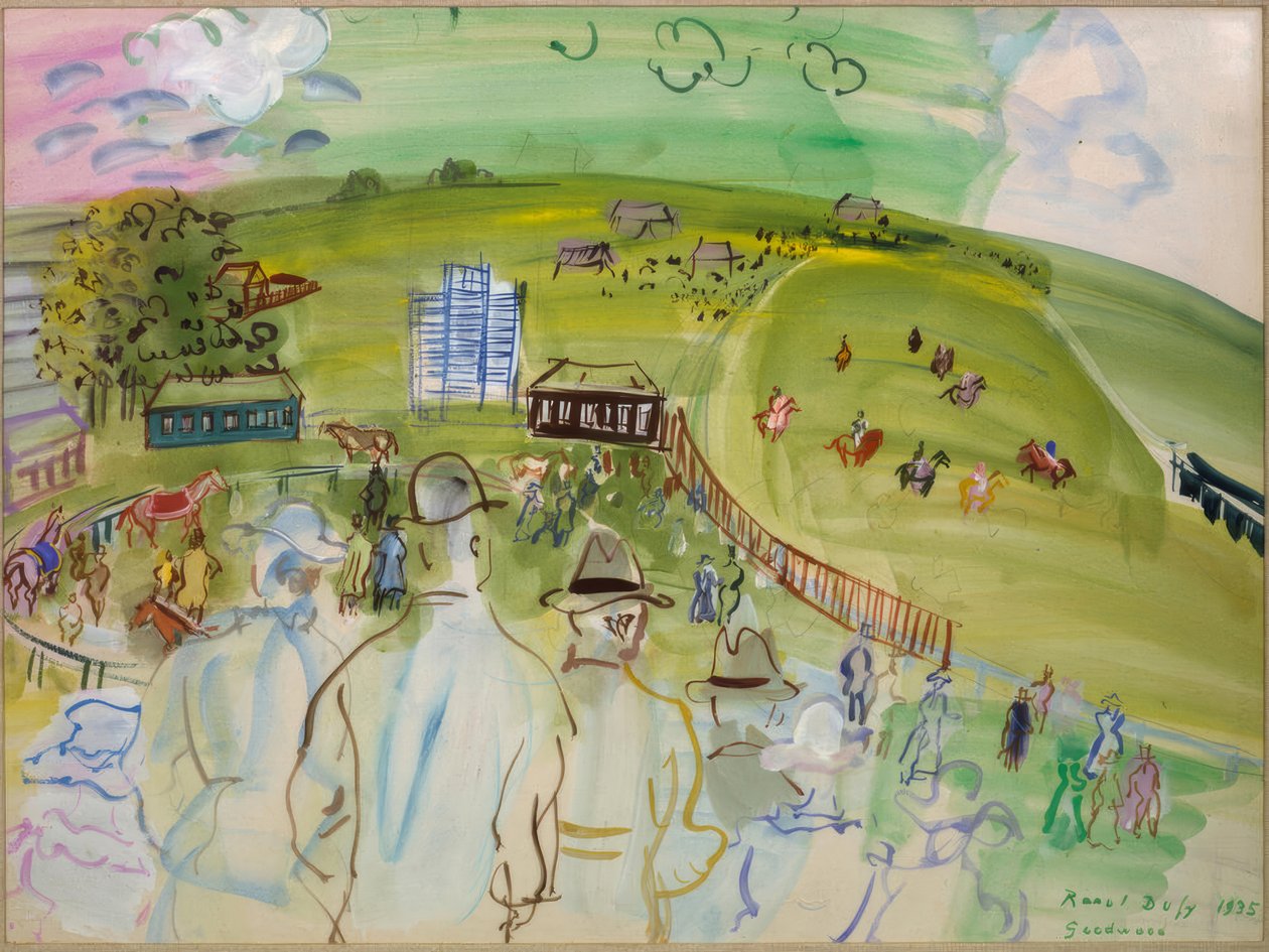 O Hipódromo (Goodwood) de Raoul Dufy