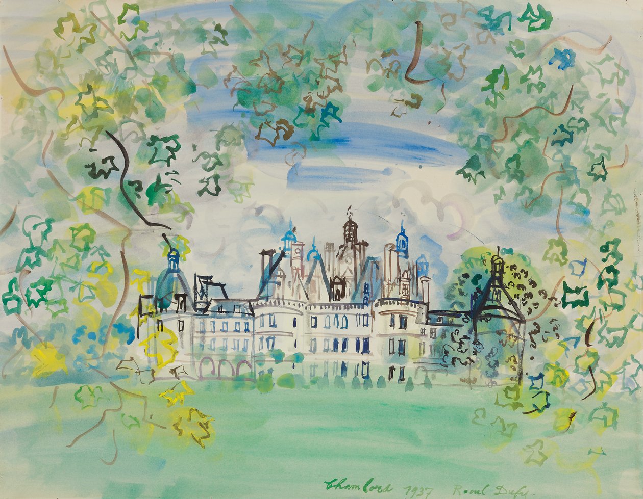 Castelo de Chambord de Raoul Dufy