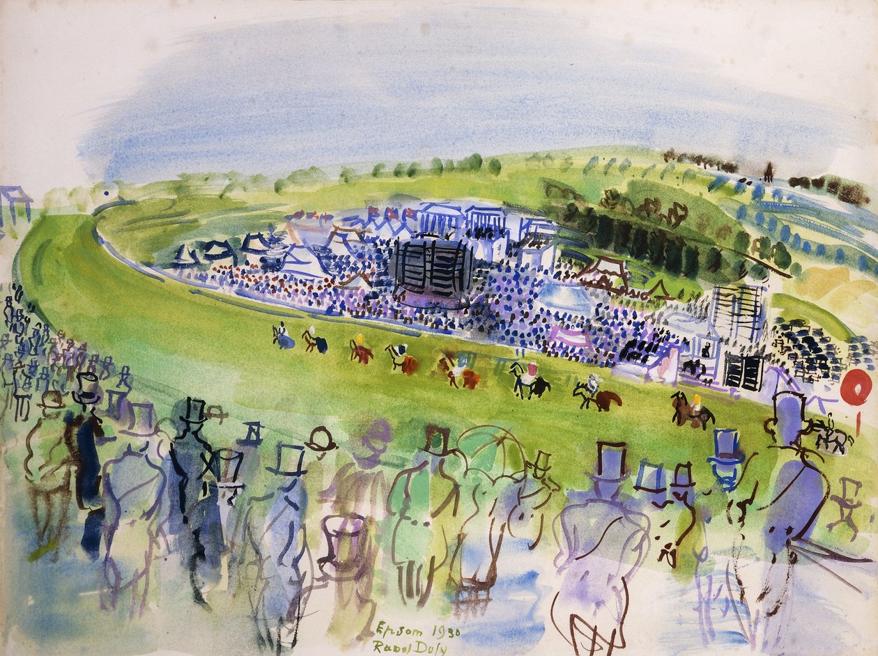 Le Jour du Derby (Epsom, Royal Enclosure) de Raoul Dufy