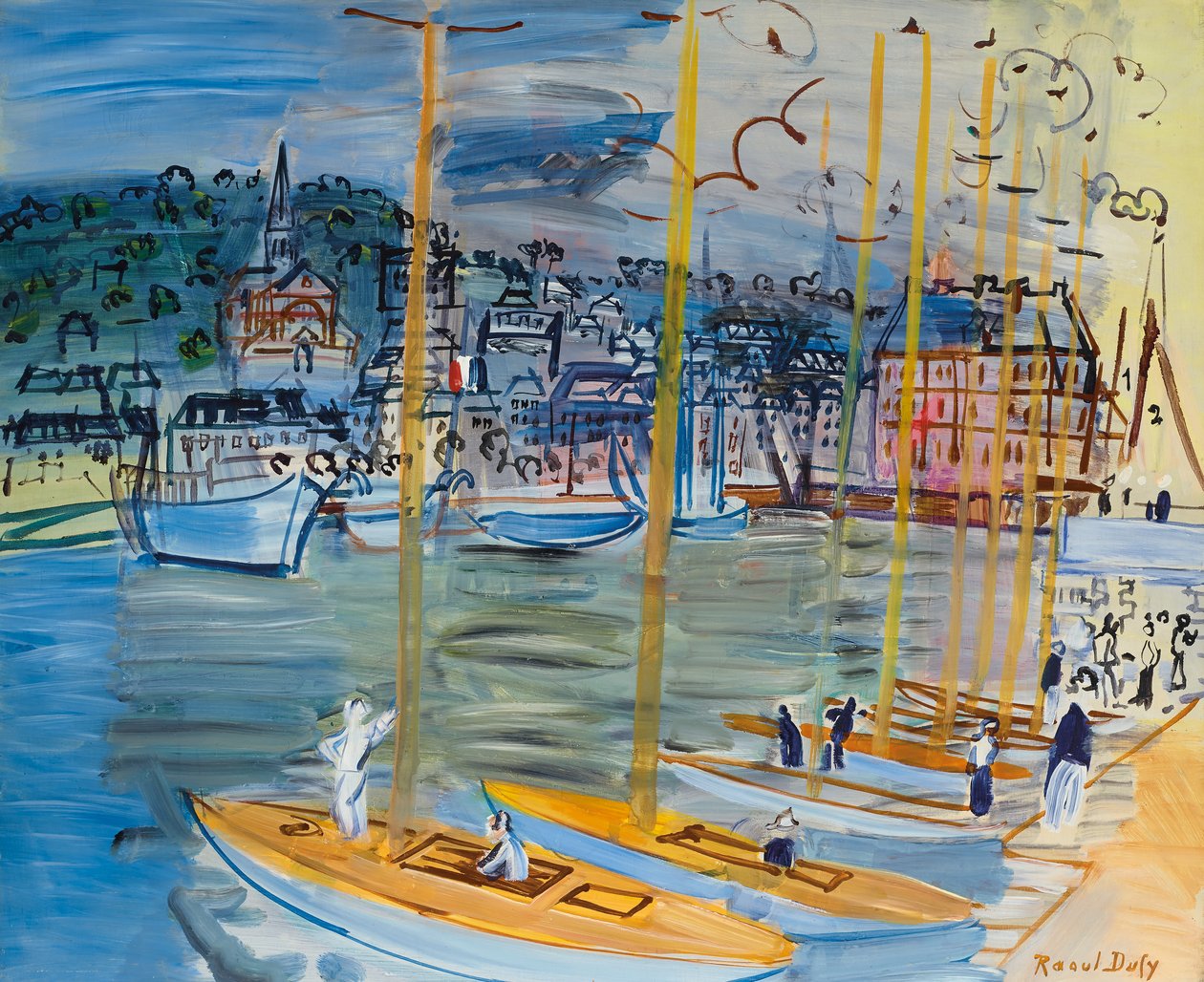 A bacia de Deauville de Raoul Dufy