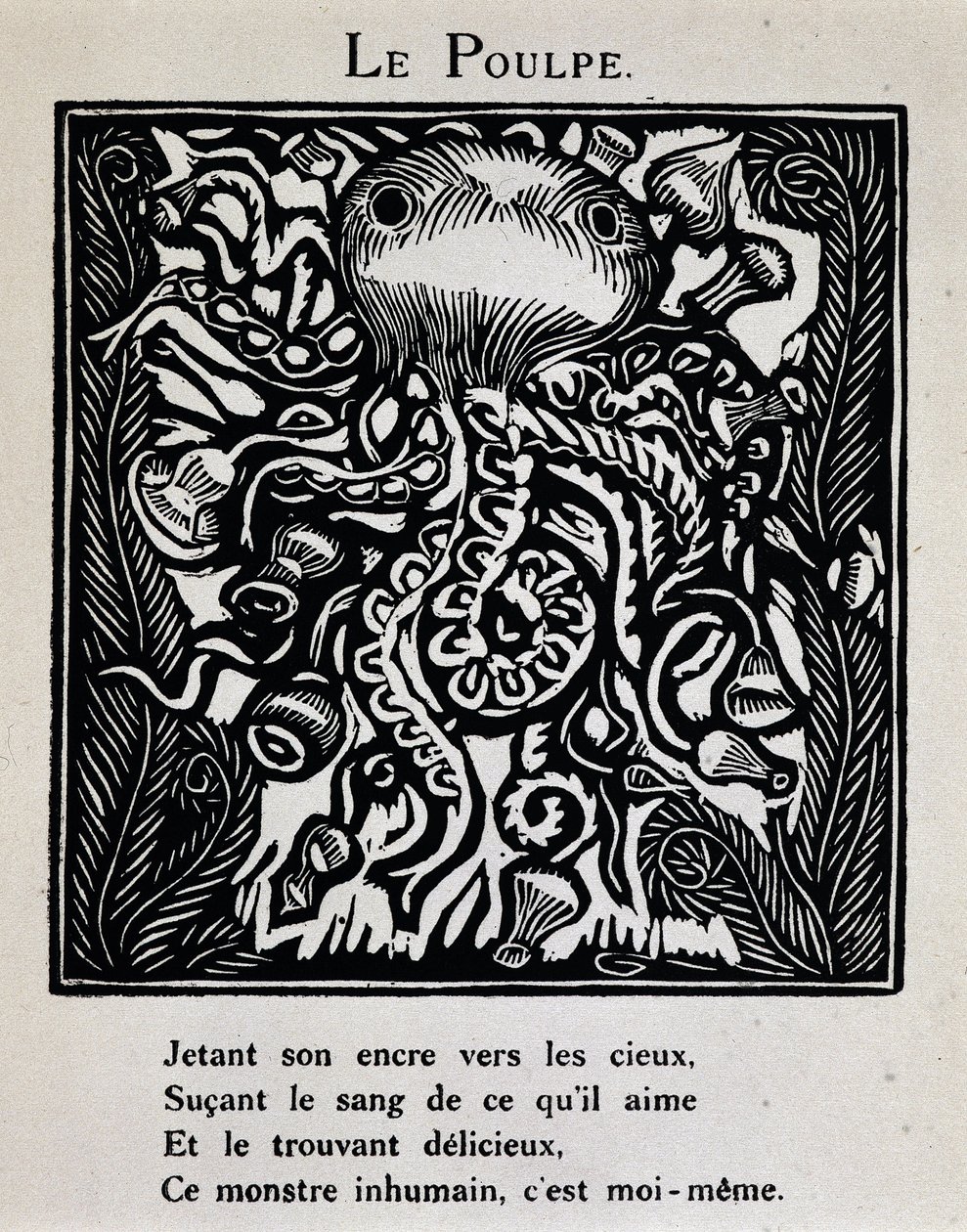 Le octopus - em "Le Bestiaire ou cortege d