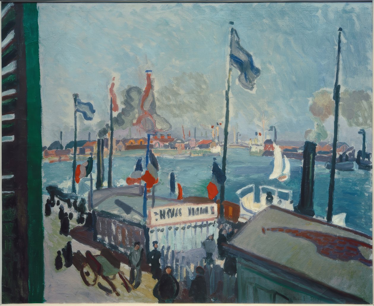 O porto de Le Havre de Raoul Dufy