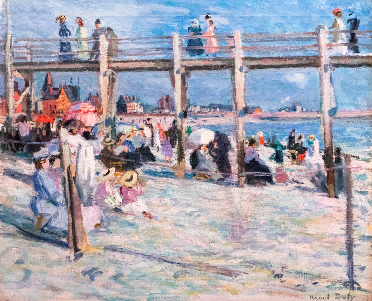Os banhos de Marie-Christine em Ste-Adresse de Raoul Dufy