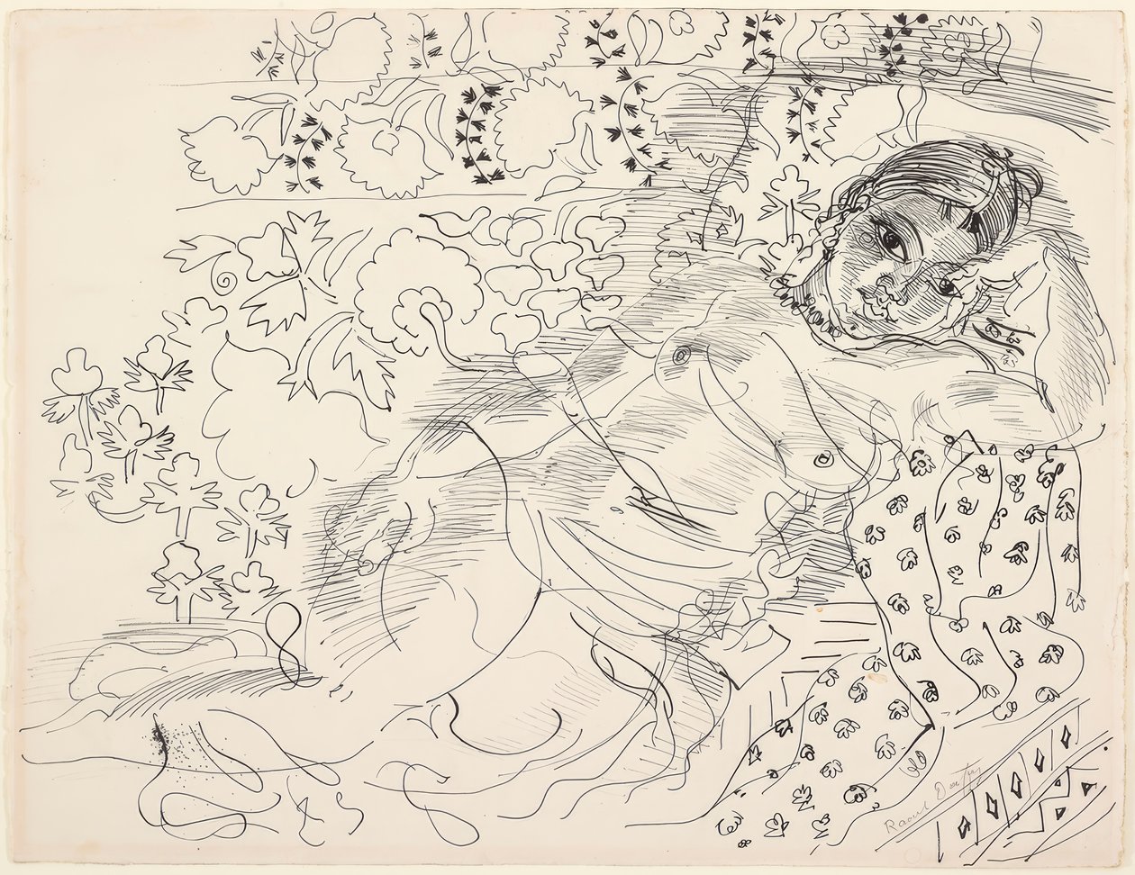 Modelo persa de Raoul Dufy