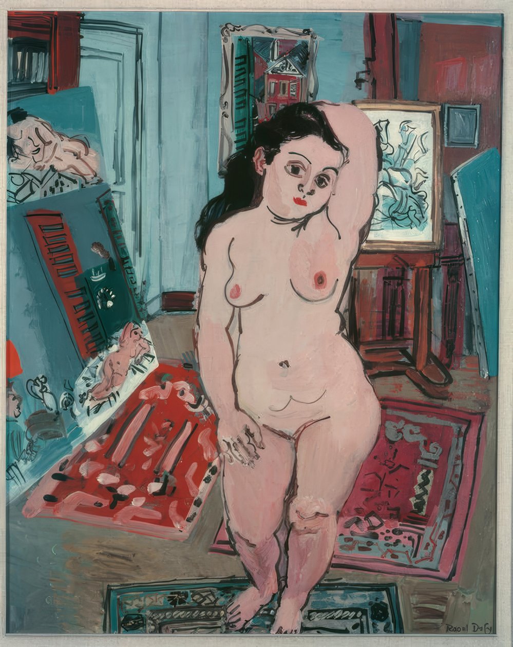 Nu com lírios de Arum de Raoul Dufy
