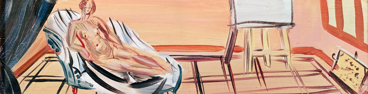 Nu com um cavalete (óleo sobre tela) de Raoul Dufy