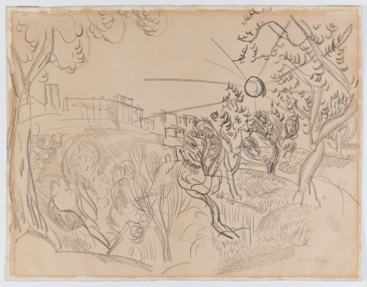 Oliveiras na Provença de Raoul Dufy