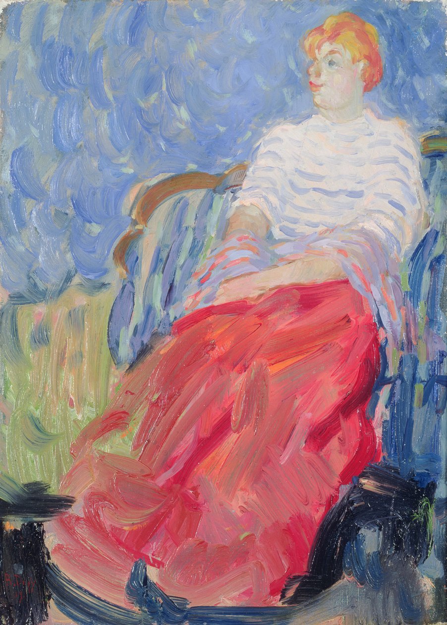 Retrato da irmã do artista, Suzanne Dufy de Raoul Dufy