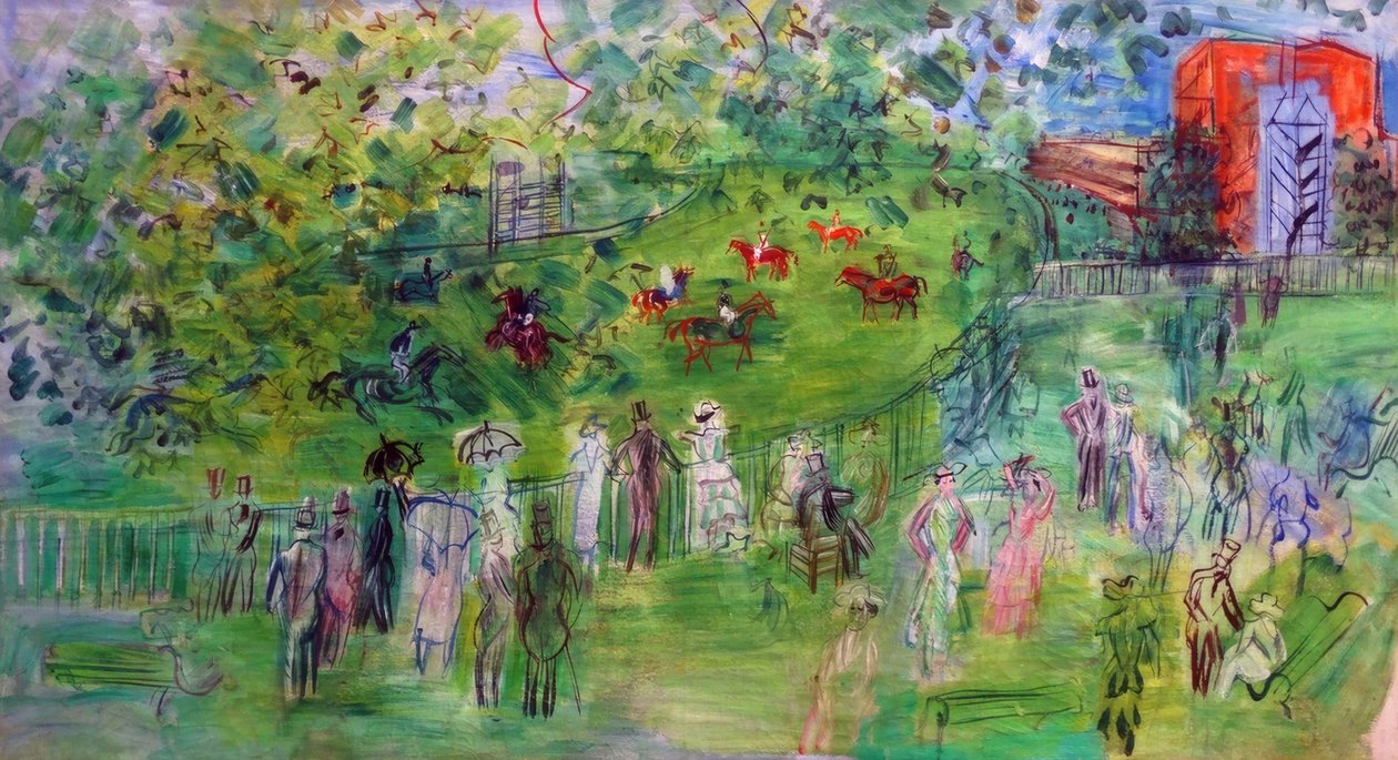 Hipódromo em Ascott de Raoul Dufy