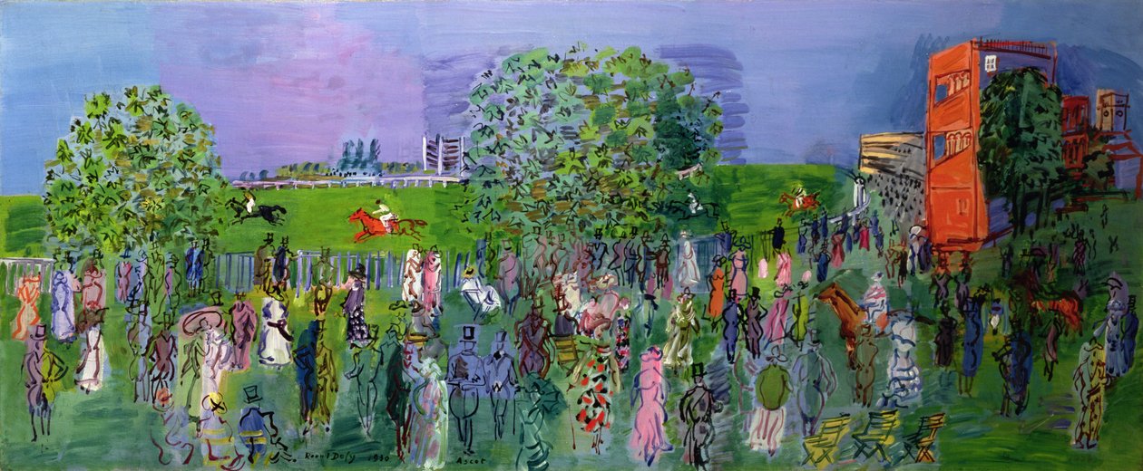Corridas em Ascot: o recinto real de Raoul Dufy