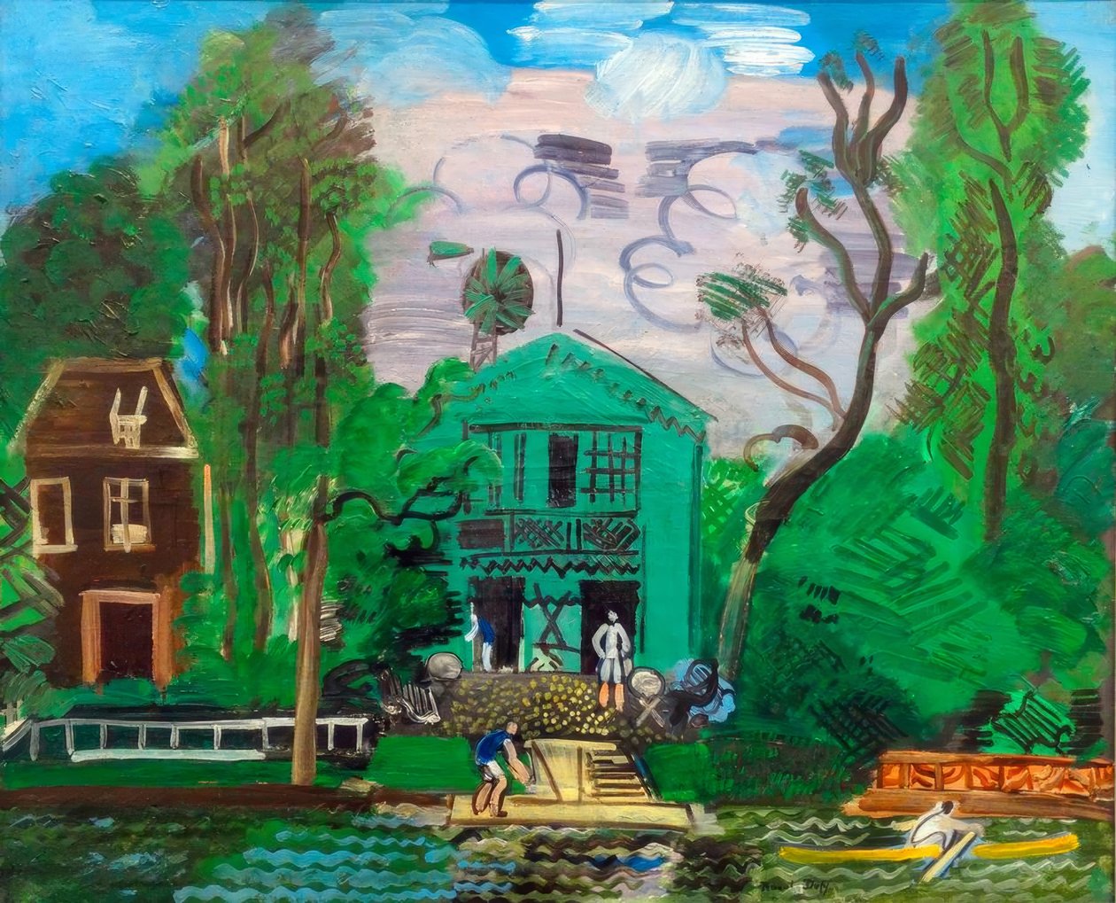 Rio Marne, os barqueiros de Raoul Dufy