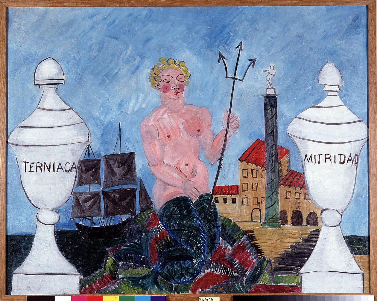 Sirene com tridente de Raoul Dufy