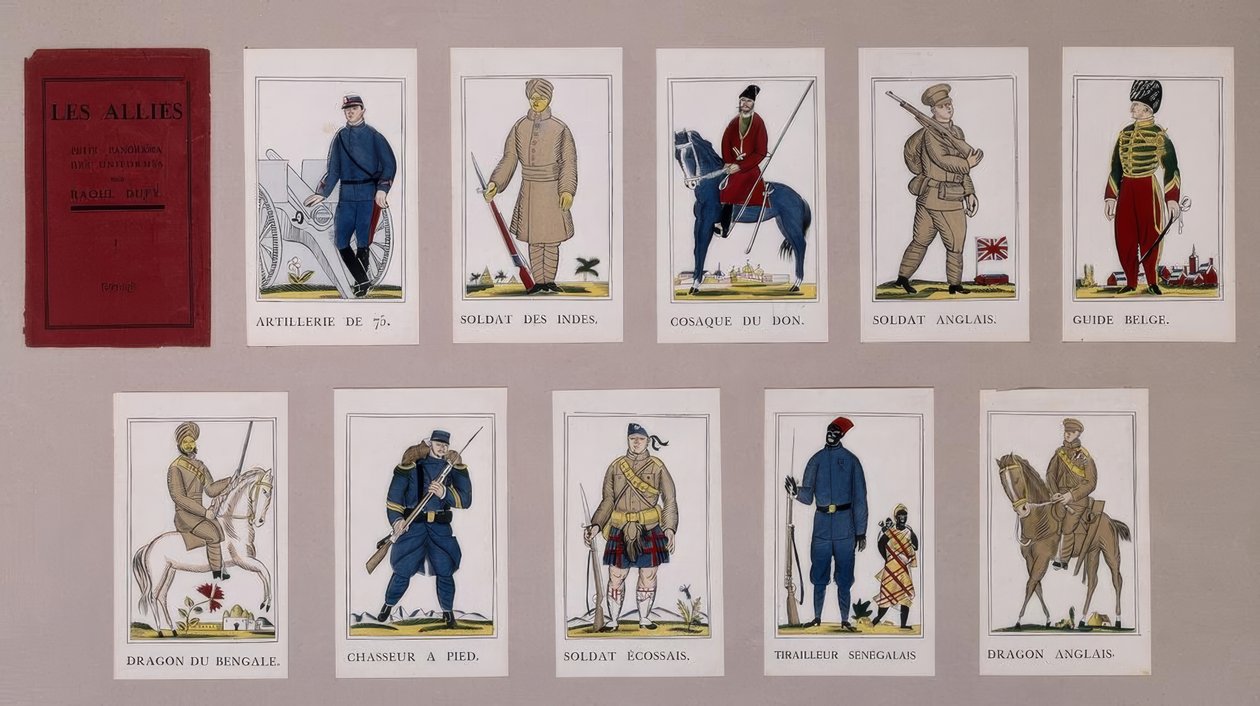 Caraterísticas do soldado de Raoul Dufy