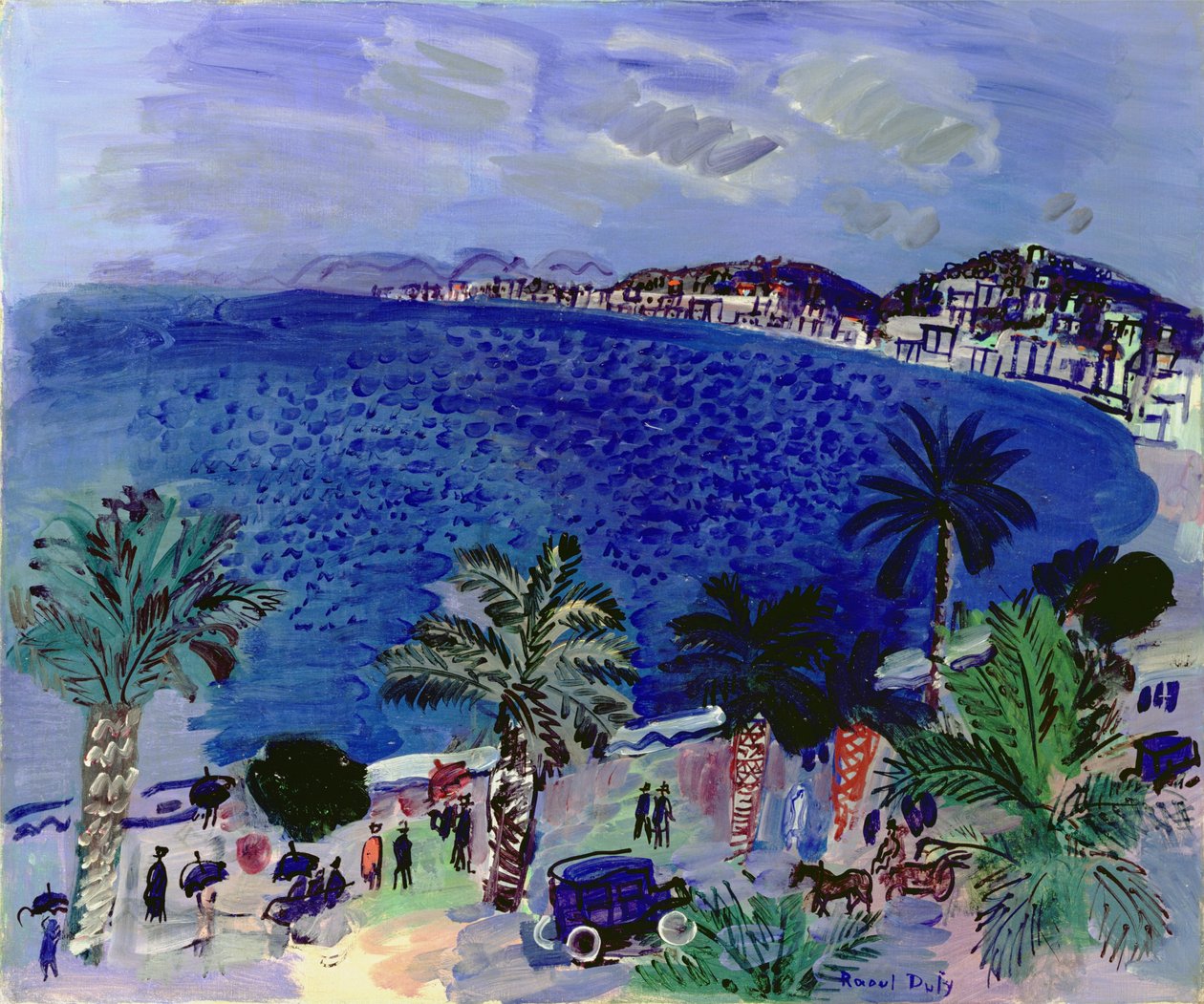 A Baía dos Anjos, Nice de Raoul Dufy