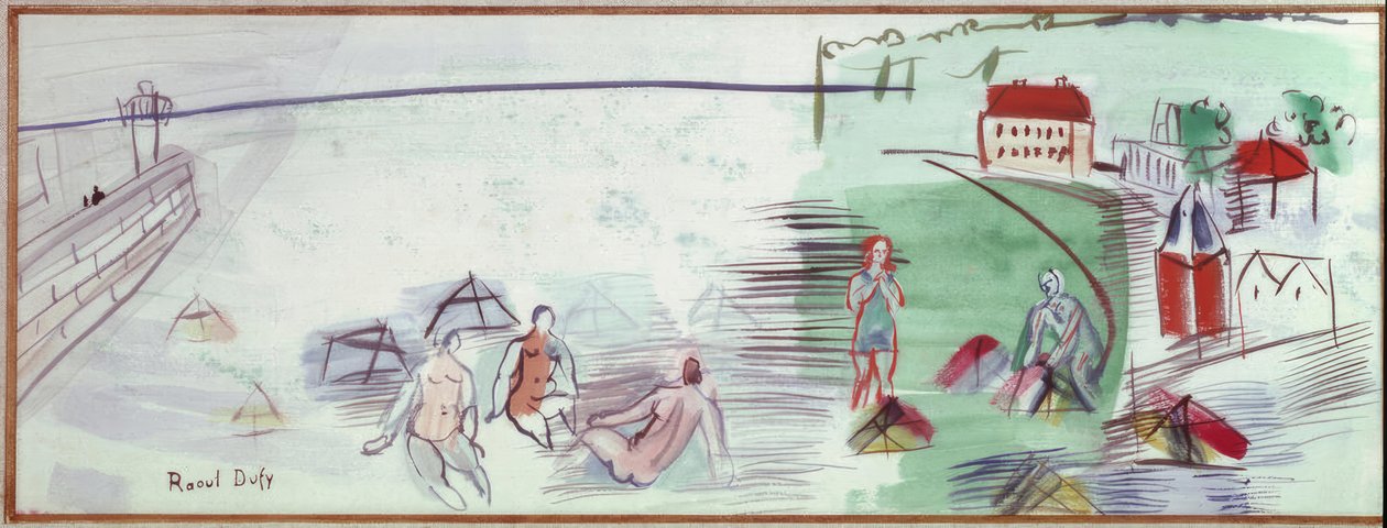 A praia de Raoul Dufy