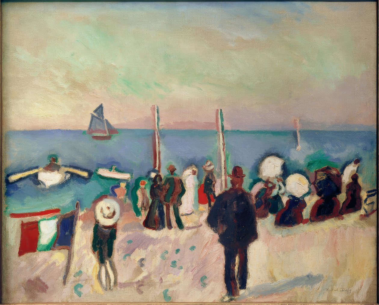 A praia de Sainte-Adresse de Raoul Dufy