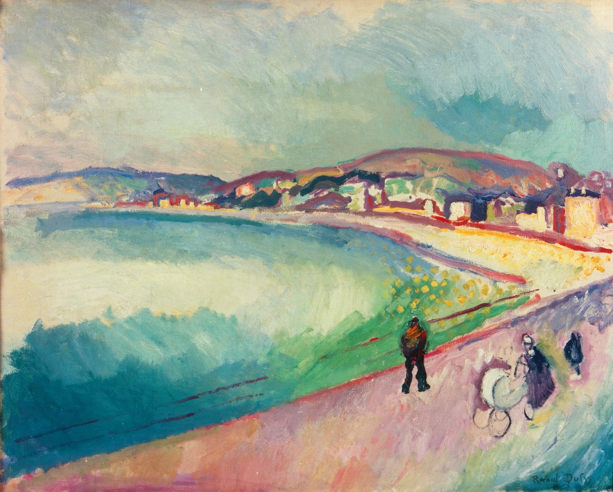 A praia de Sainte-Adresse de Raoul Dufy