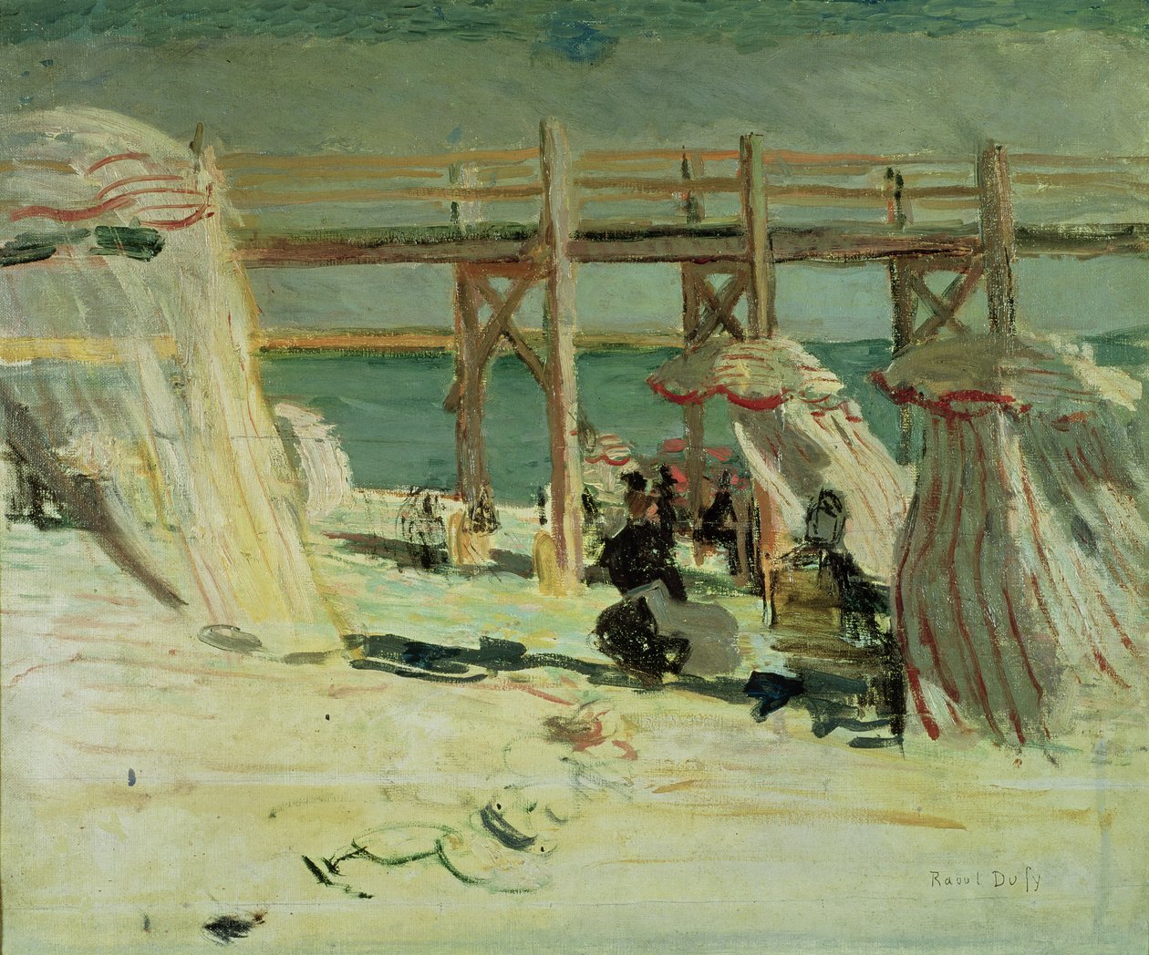O quebra-mar de Sainte-Adresse de Raoul Dufy
