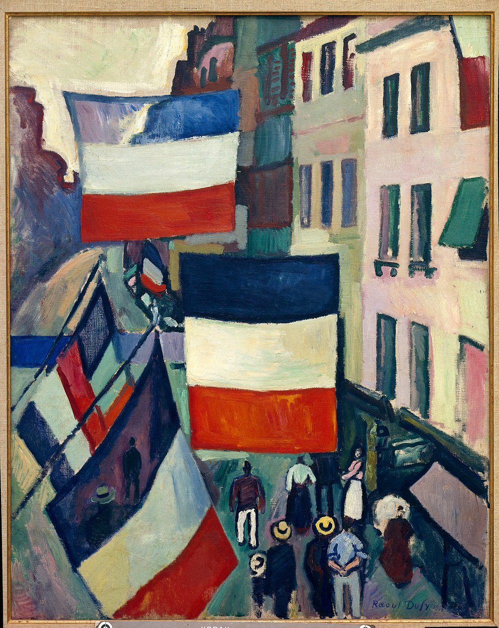 A Rua Bulwark a 14 de julho de Raoul Dufy