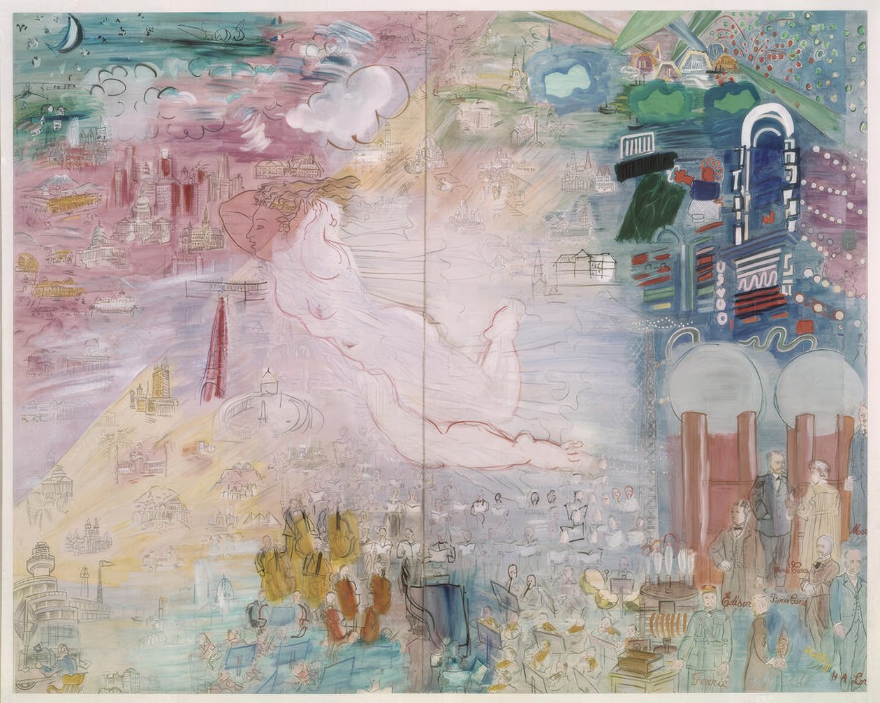 A Fada da Eletricidade de Raoul Dufy