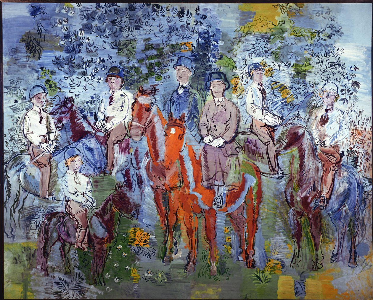 Os Cavaleiros do Bosque, ou A Família Kessler a Cavalo de Raoul Dufy