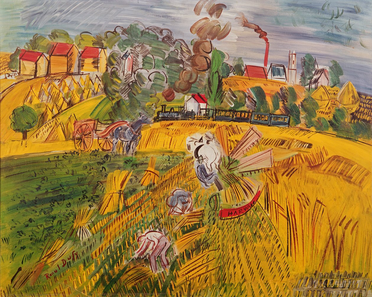 A Casa (óleo sobre tela) de Raoul Dufy