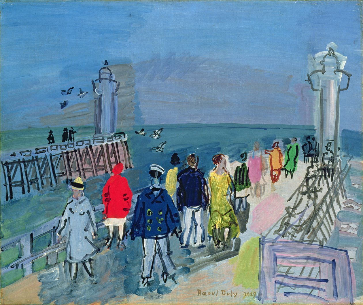 O cais de Trouville de Raoul Dufy