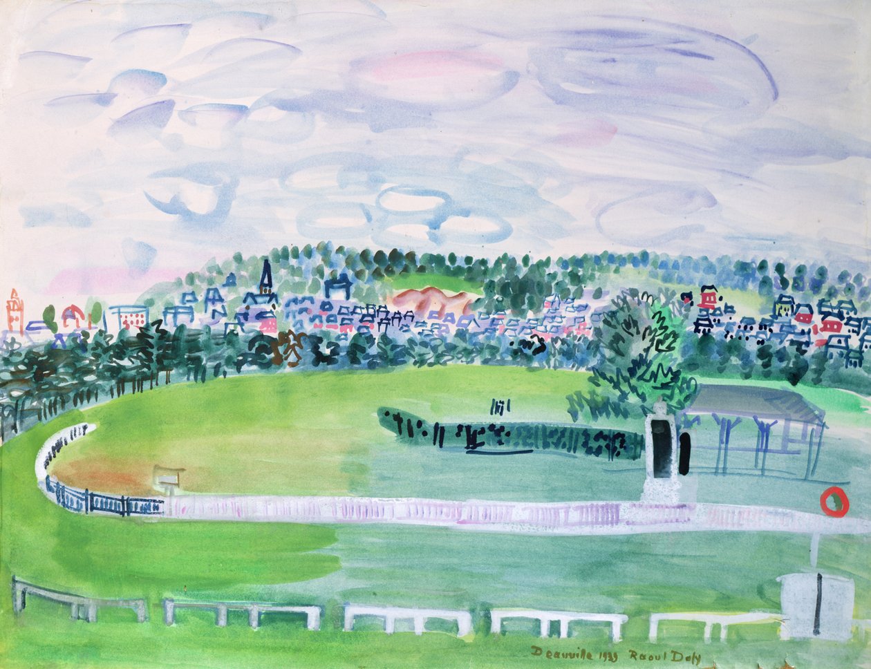O Hipódromo de Deauville de Raoul Dufy