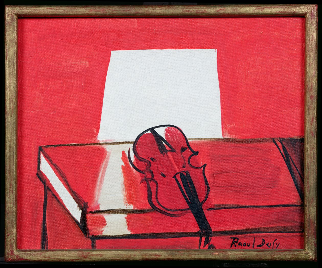 O violino vermelho de Raoul Dufy