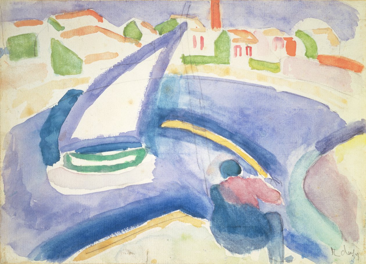 O barco à vela de Raoul Dufy
