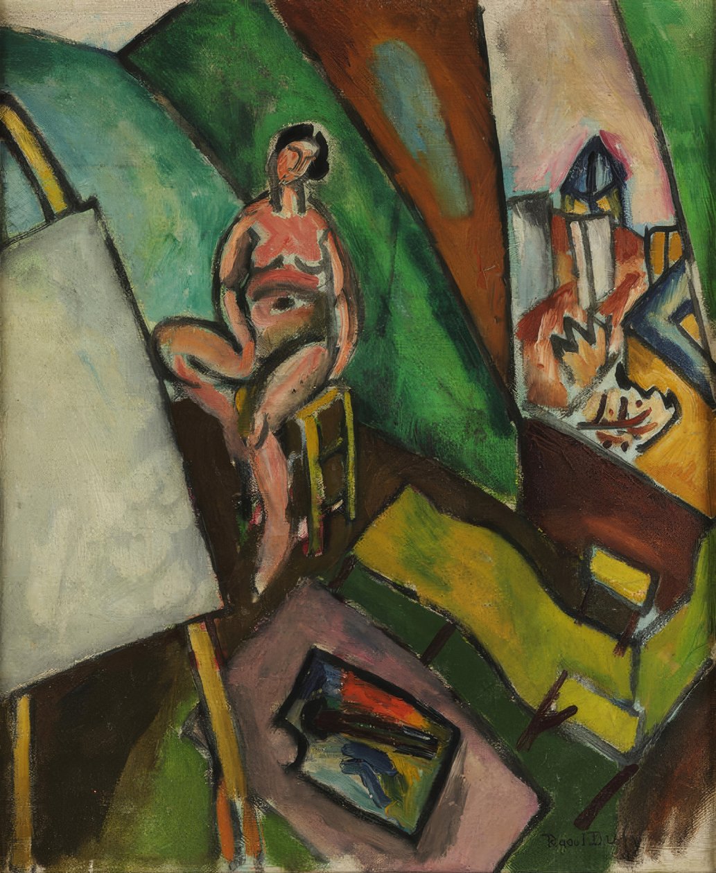 O estúdio de Raoul Dufy